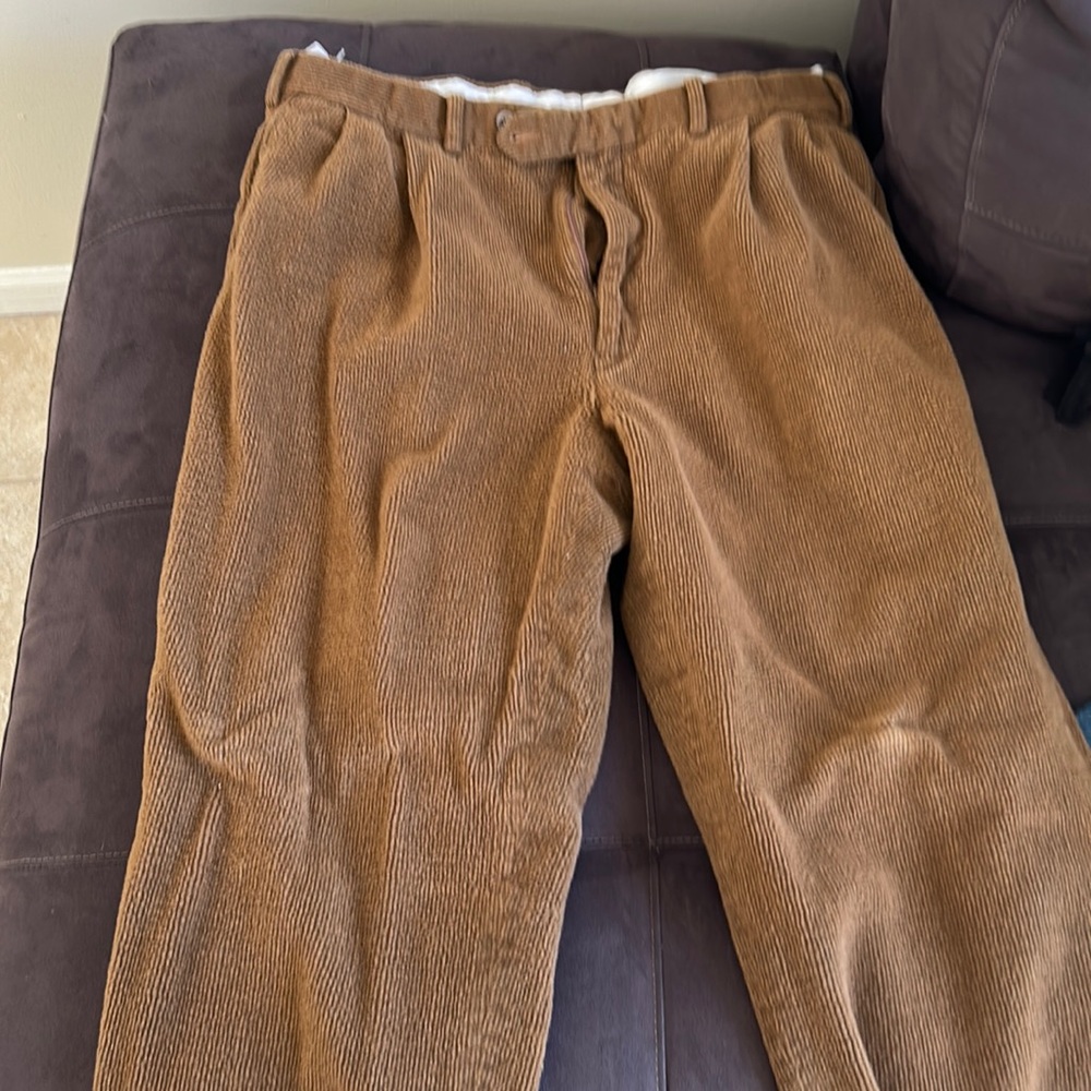 Brown corduroy